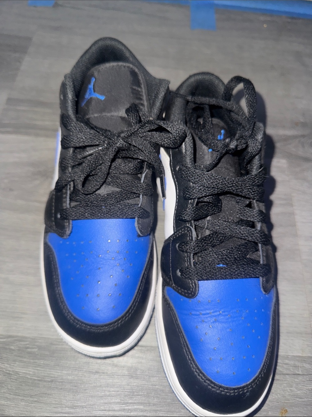 Nike Kids Royal Blue and Black Low-Top Sneakers